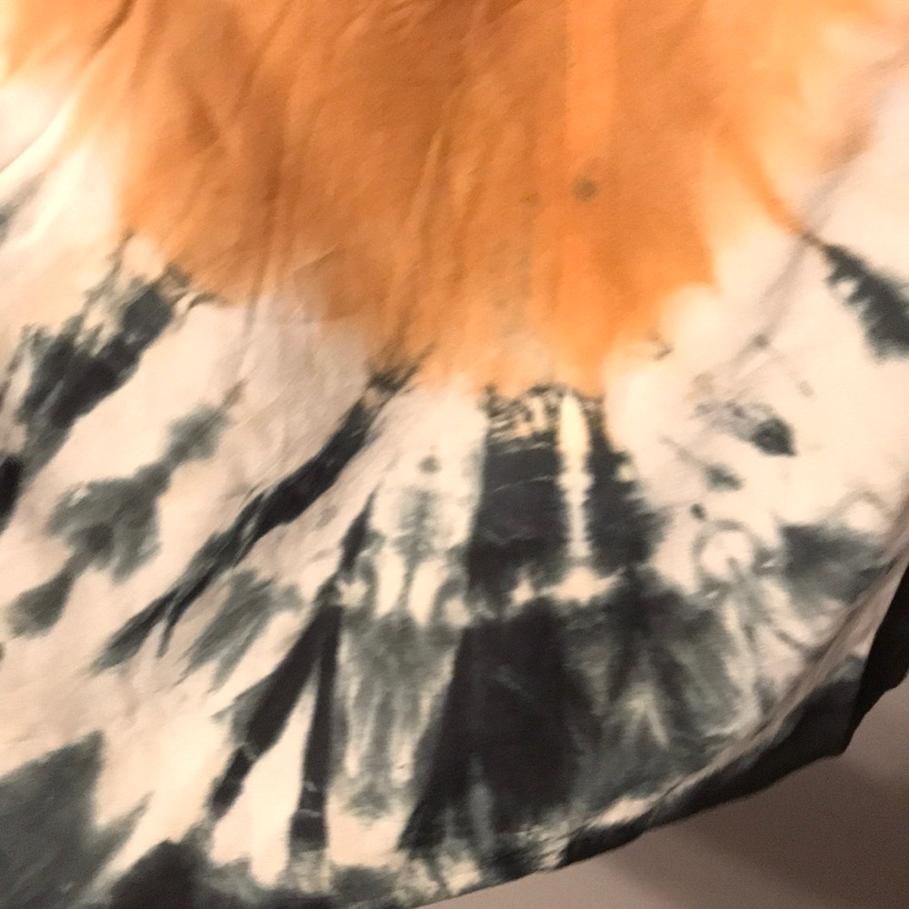 🌻 Sugar & Cream Tie Dye Sand color Halter Dress - Picture 8 of 13